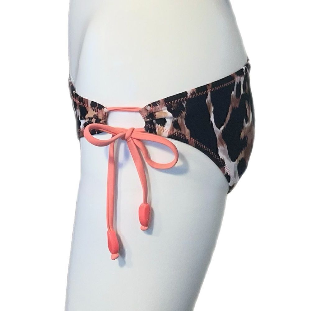 Cheetah Print String Bikini Bottom - Picture 8 of 12